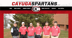 Desktop Screenshot of cayugaspartans.com